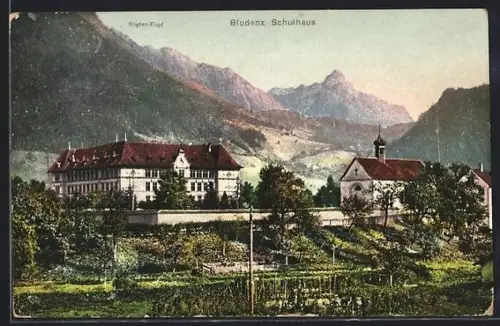 AK Bludenz, Blick zum Schulhaus