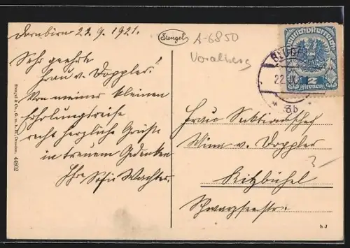 AK Dornbirn, Marktplatz und Rotes Haus