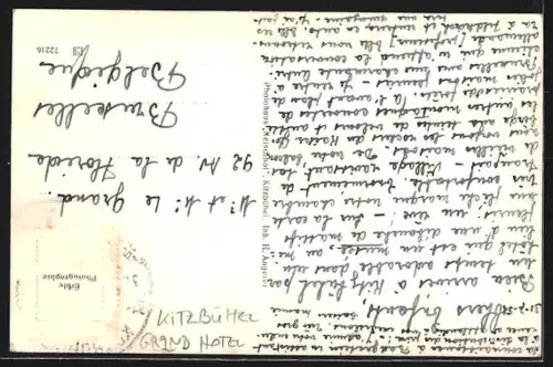 AK Kitzbühel, Grand Hotel, Frontansicht