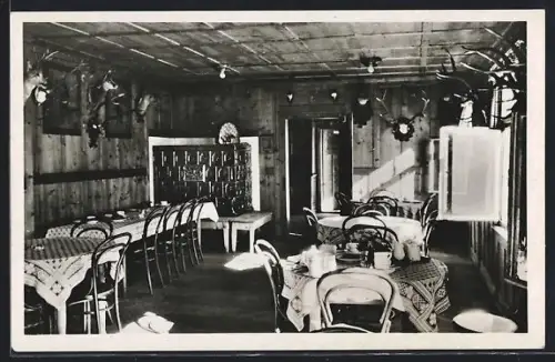 AK Bürserberg /Vorarlberg, Alpengasthof Schillerkopf, Gästezimmer
