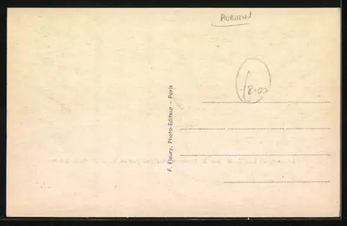 AK Lieutenant Féquant im Doppeldecker-Flugzeug von H. Farman