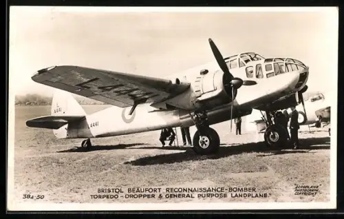 AK Bristol Beaufort Reconnaissance Bomber, Flugzeug vor dem Start