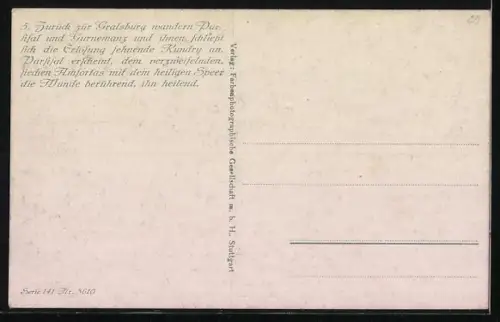 AK Parsival, 5. Parsival heilt Amfortas