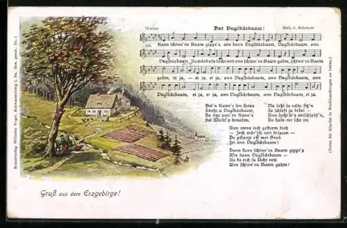 AK Lied Dar Vuglbärbaam!, Partie im Erzgebirge