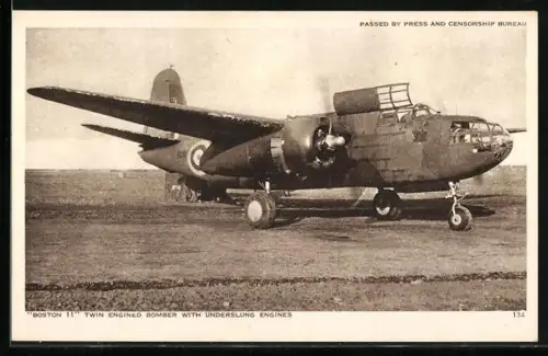 AK Flugzeug, Boston 11 Twin Engined Bomber with Underslung Engines