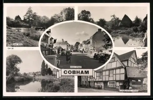 AK Cobham, High Street, The Mole, The Mill, Churchstile House