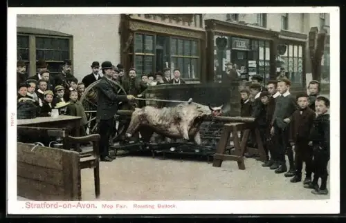 AK Stratford-upon-Avon, Mop Fair, Roasting Bullock