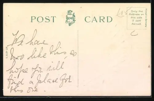 Passepartout-Lithographie Southend-on-Sea, Prittlewell in der Muschel