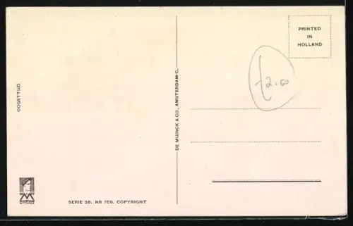 AK Hasen bei Kornernte