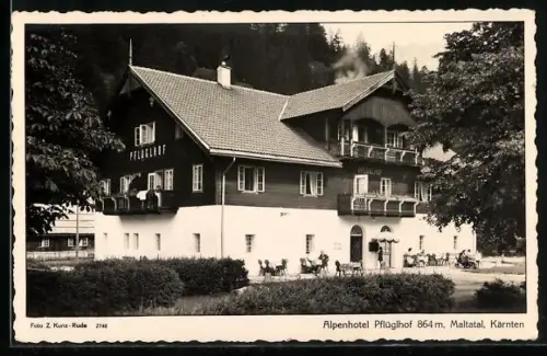 AK Malta, Alpenhotel Pflüglhof