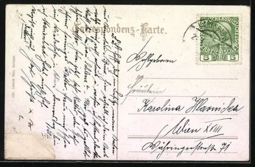 AK Karlsbad, Kurhaus und Blick auf Westend