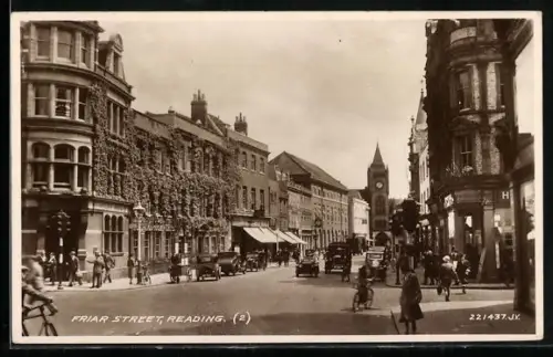 AK Reading, Frair Street with cars and people