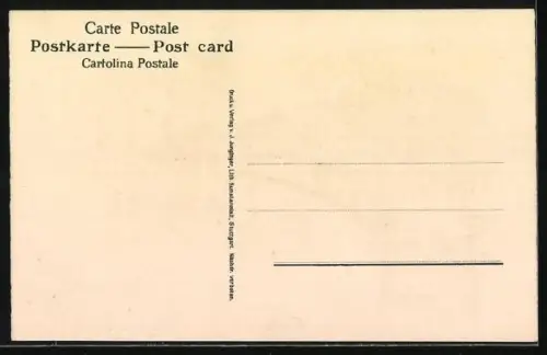 AK D` schwäbs`che Eise`bahne, Bock hinter dem Zug