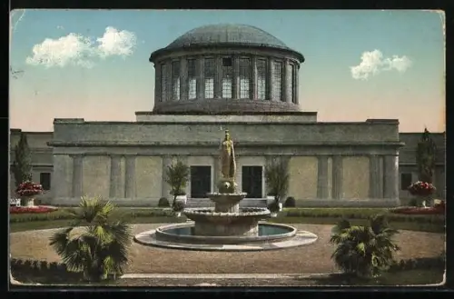 AK Breslau, Ausstellung zur Jahrhundert-Feier der Freiheitskriege 1913, Innenhof