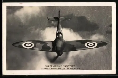 AK Supermarine Spitfire, Fastest Aeroplane in the Air Force