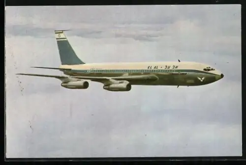 AK Fluggesellschaft Israel-Airlines, Flugzeug Boeing 720B