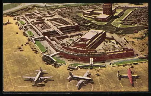 AK London, London Airport Central, Passenger Building and Control Tower, Flughafen