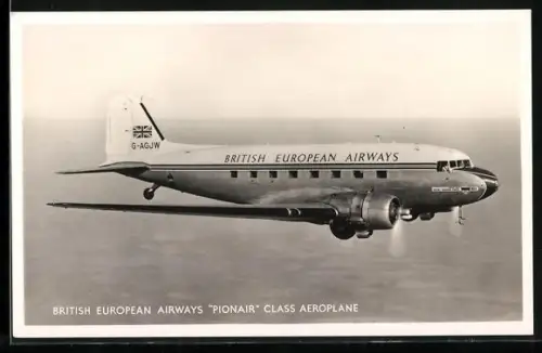 AK Flugzeug Pionair der British European Airways