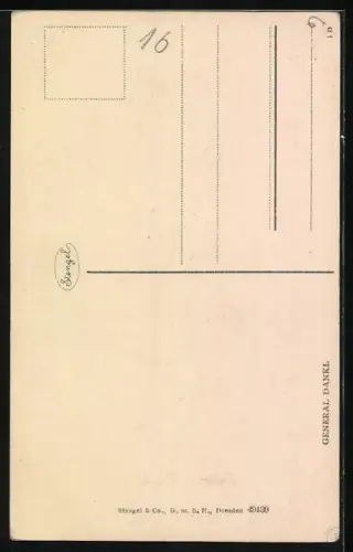 AK Porträt des österreichischen Heerführers General Dankl