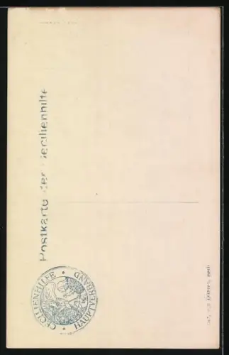 AK Zum Besten meiner Cecilienhilfe - Kronprinzessin Cecilie mit Prinzessin Alexandrine als Täufling