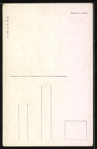 AK Frau und Mann im heftigen Tanz, Ländler