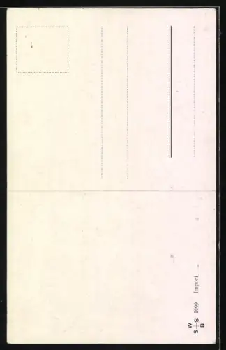 Künstler-AK Liebespaar tanzt miteinander