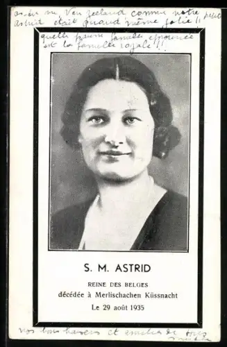 AK S. M. Astrid, Reine des Belges