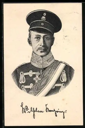 AK Kronprinz Wilhelm in Uniform