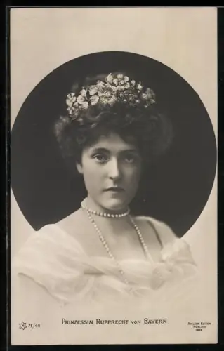 AK Porträt Kronprinzessin Rupprecht von Bayern