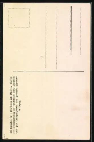 Lied-AK Anton Günther Nr. 25: Lieder in erzgeb. Mundart, Da Draakschenk