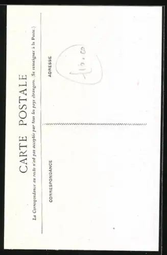 Künstler-AK Chemins de Fer de l`Ouest et de Brighton, Marktfrau, Werbung für Tourismus