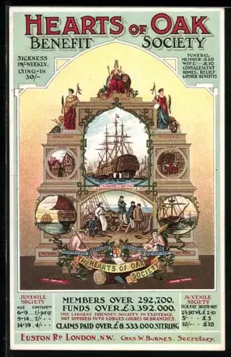 AK Hearts of Oak, Benefit Society, Wappen