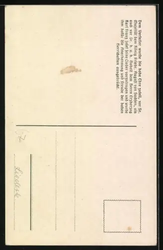 Lied-AK Anton Günther Nr. 23: Ant. Günther`s Elternhaus, Hutzenlied