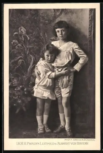 AK Prinz Albrecht und Luitpold von Bayern