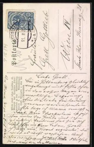 AK Deutscher Schulverein Nr. 5640: Aschenbrödel, Aschenputtel