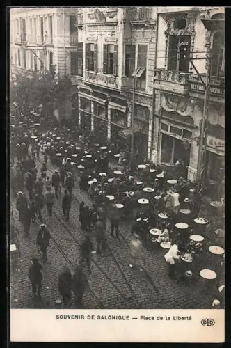 AK Salonique / Saloniki, Place de la Liberté