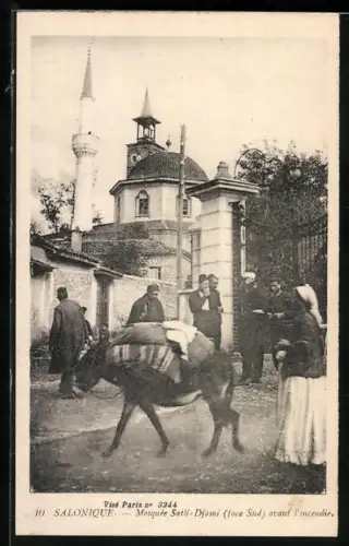 AK Salonique, Mosquée Satli-Djami avant l`incendie