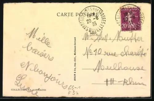 AK Sarreguemines, La Gare, Bahnhof