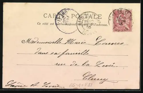 AK Saint-Dié, L`Ancienne Gare, Bahnhof