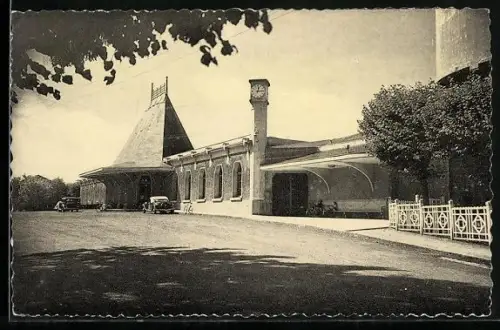 AK Contrexéville, La Gare, Bahnhof