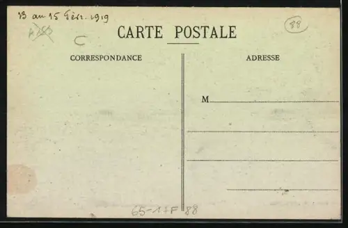 AK Raon-l`Étape, La Gare en ruines, Bahnhof