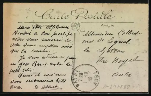 AK Gérardmer, Schlittage au Col de Grosse Pierre, Bahnhof