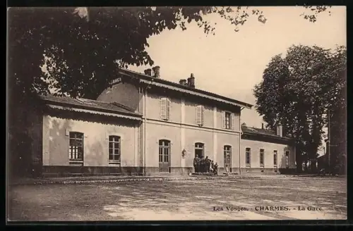 AK Charmes /Vosges, La Gare, Bahnhof