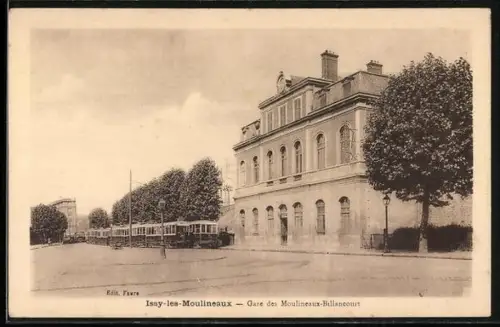 AK Issy-les-Moulineaux, Gare de Moulineaux-Billancourt, Bahnhof