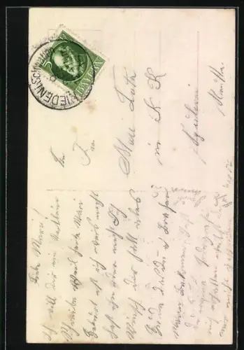 Foto-AK RPH Nr. 4774-5: Mädchen mit blauem Haarband und hellen Haaren