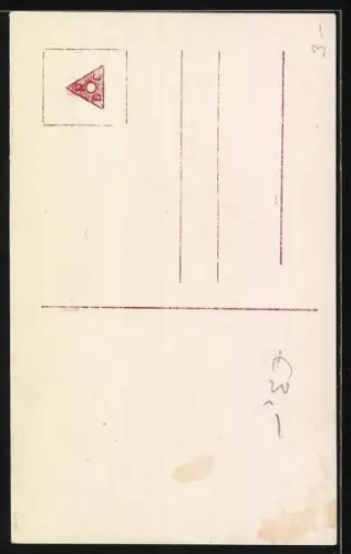 Foto-AK RPH Nr. 5986-4: Junge Frau im blauen Kleid mit Blumen