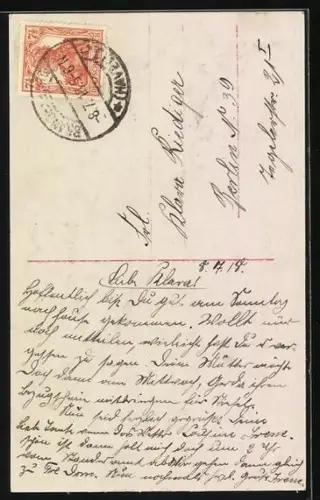 Foto-AK RPH Nr. 5529-1: Junge Mutter mit Tochter auf dem Arm