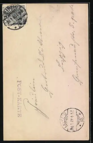 Foto-AK RPH Nr. 352: Dame im wallenden Gewand verschränkt die Arme hinter dem Kopf