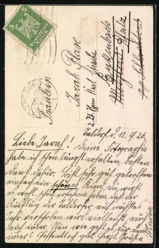 Foto-AK RPH Nr. 6753/4: Elegante junge Dame in kariertem Oberteil