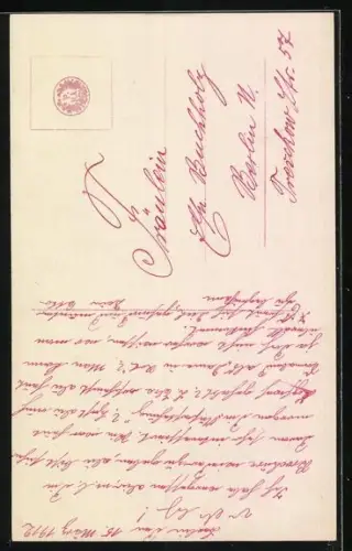 Foto-AK RPH Nr. 3418/2: Dame an einer Lampe stehend mit Blumen